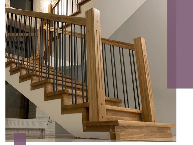 Реставрация деревянных и металлических лестниц в Сальске