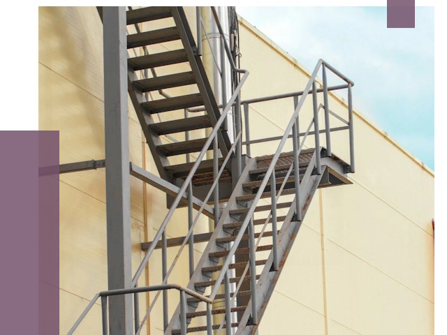 Пожарные лестницы в Сальске от 12202 руб. — монтаж и продажа | ПРОЛЁТ-Слс