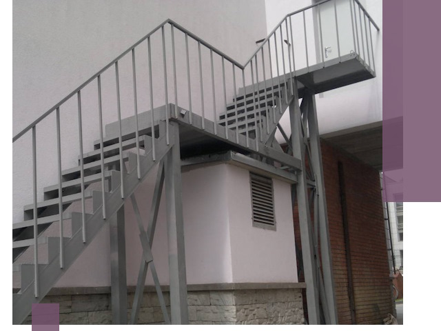 Монтаж пожарных лестниц под ключ в Сальске с гарантией качества