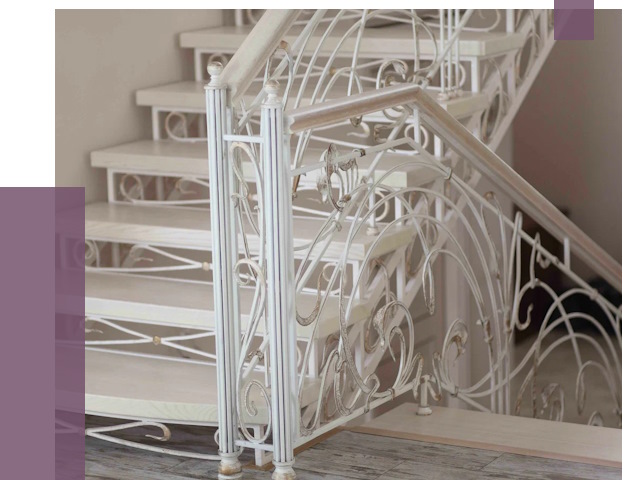 Изготовление кованых лестниц на заказ в Сальске от 86428 руб. | ПРОЛЁТ-Слс