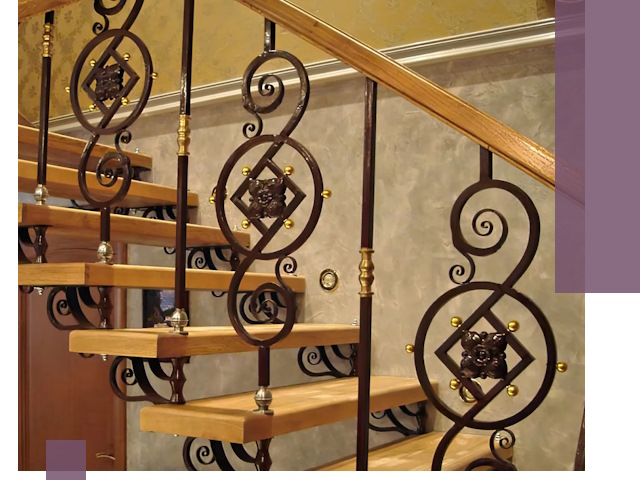 Изготовление кованых лестниц под ключ в Сальске