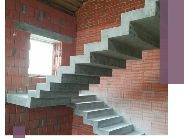 Бетонные лестницы под ключ в Сальске: монтаж, демонтаж, ремонт