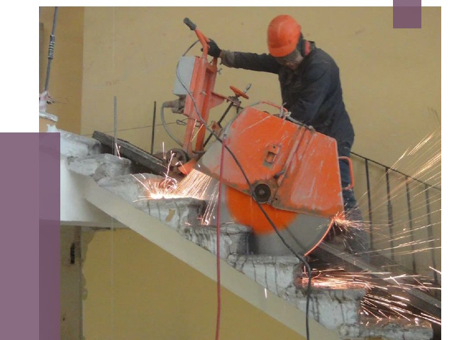 Демонтаж бетонных лестниц в Сальске от 4576 руб. за м2 | ПРОЛЁТ-Слс