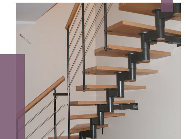 Изготовление модульных лестниц в Сальске от 11439 руб. 