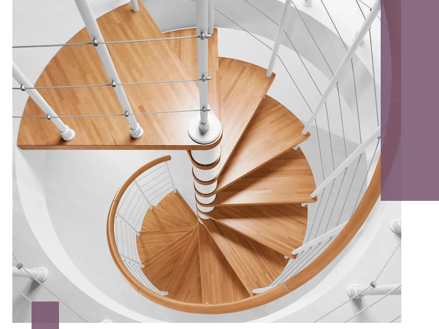 Изготовление винтовых лестниц под ключ в Сальске