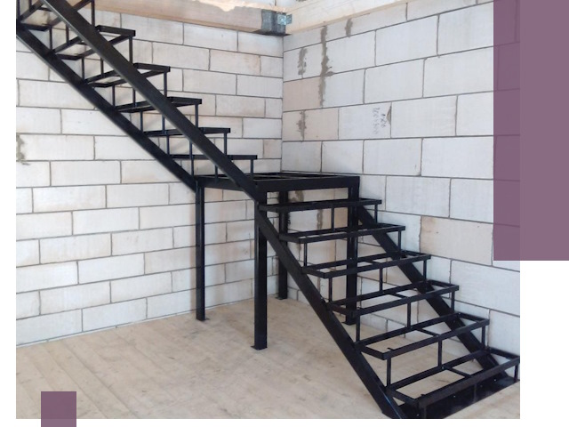 Лестницы на металлокаркасе под ключ в Сальске — изготовление и монтаж