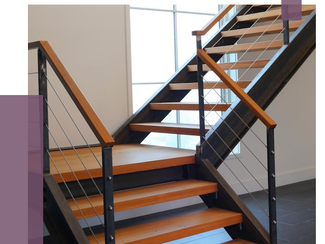Изготовление лестниц на металлокаркасе в Сальске от 18811 руб. | ПРОЛЁТ-Слс