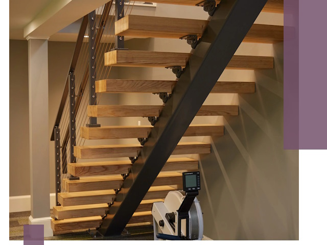 Лестницы на монокосоурах под ключ в Сальске - изготовление и монтаж