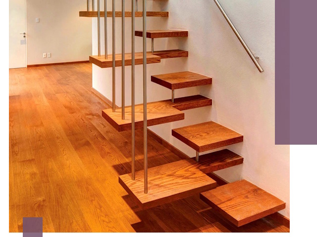 Лестницы «гусиный шаг» на заказ в Сальске для узких пространств