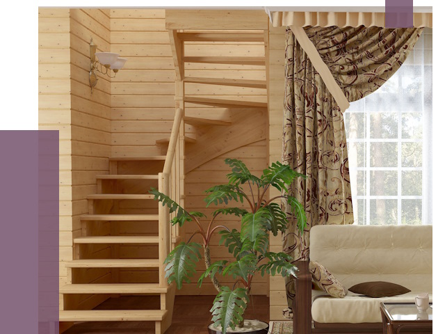 Лестницы для дачи в Сальске от 75497 руб.  | ПРОЛЁТ-Слс