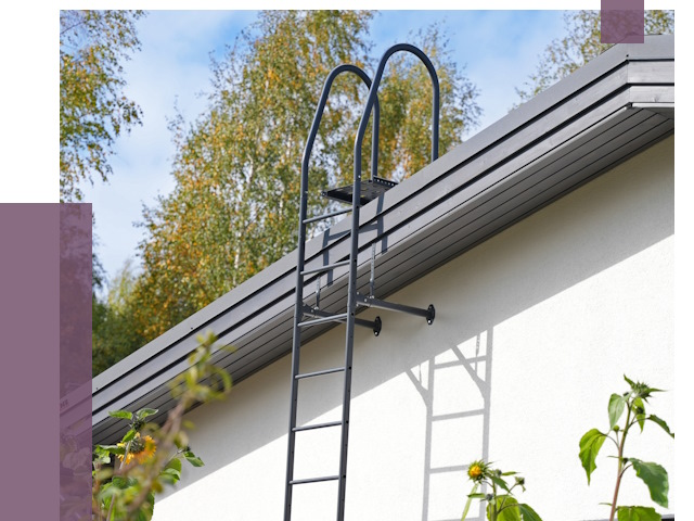 Лестницы на крышу в Сальске от 19014 руб. — монтаж и монтаж ПРОЛЁТ-Слс