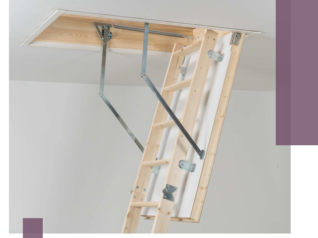 Установка чердачной лестницы под ключ в Сальске