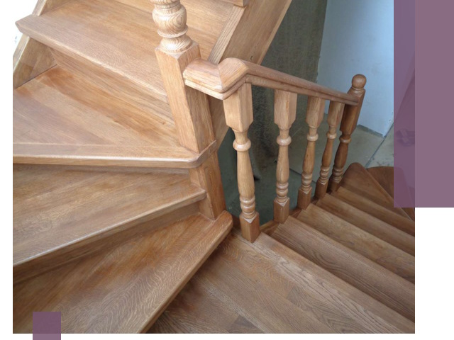 Дубовые лестницы под ключ в Сальске: изготовление и монтаж