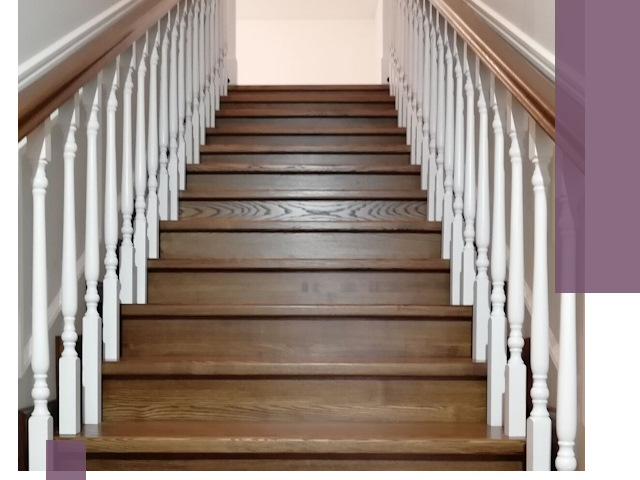 Лестницы из ясеня на заказ в Сальске — изготовление и монтаж