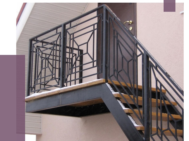 Металлические перила в Сальске от 4271 руб.  | ПРОЛЁТ-Слс