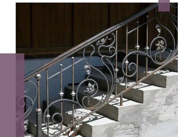 Кованые перила в Сальске от 8643 руб. под ключ — качество от ПРОЛЁТ-Слс