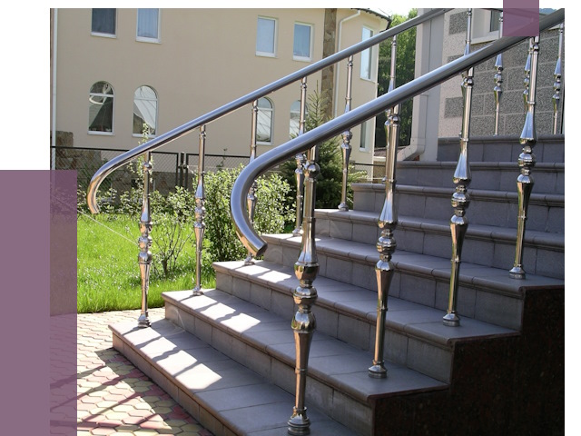 Перила для крыльца в Сальске от 10676 руб. — монтаж ПРОЛЁТ-Слс