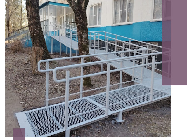 Пандусы под ключ в Сальске: изготовление, монтаж и демонтаж