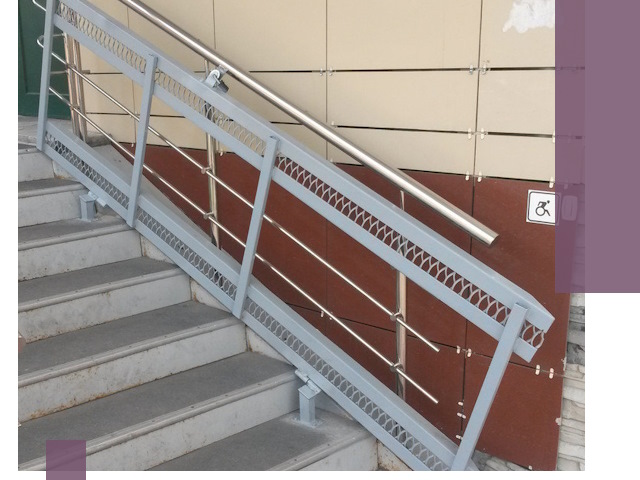 Изготовление откидных пандусов под ключ в Сальске