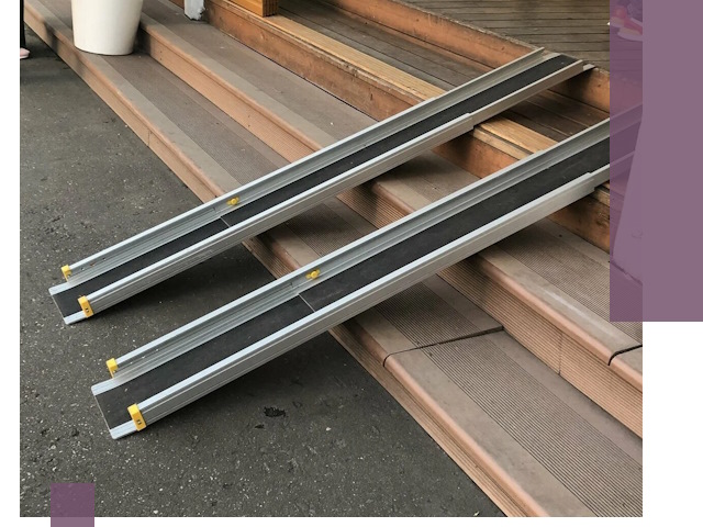 Телескопические пандусы под ключ в Сальске — изготовление и монтаж