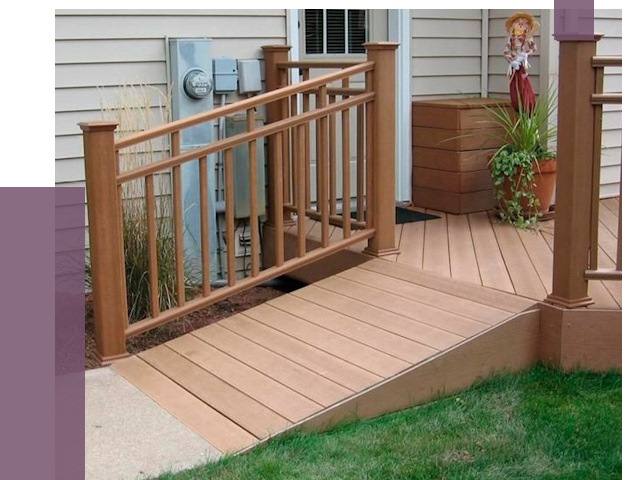 Пандус на крыльцо в Сальске под ключ от 7728 руб. 