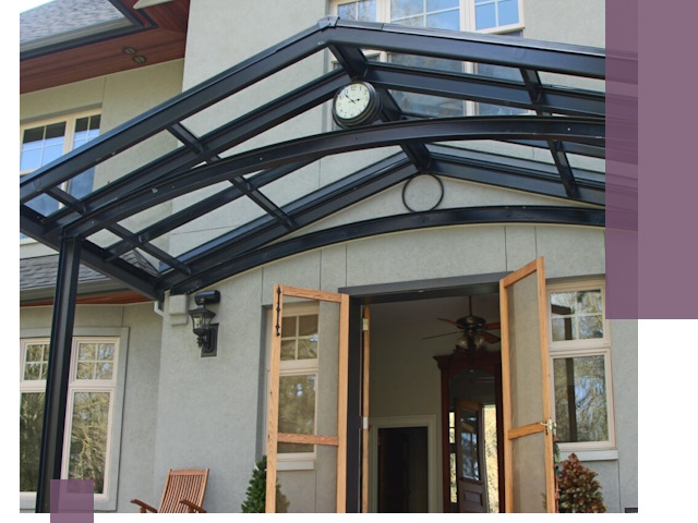 Изготовление и монтаж навесов и козырьков в Сальске