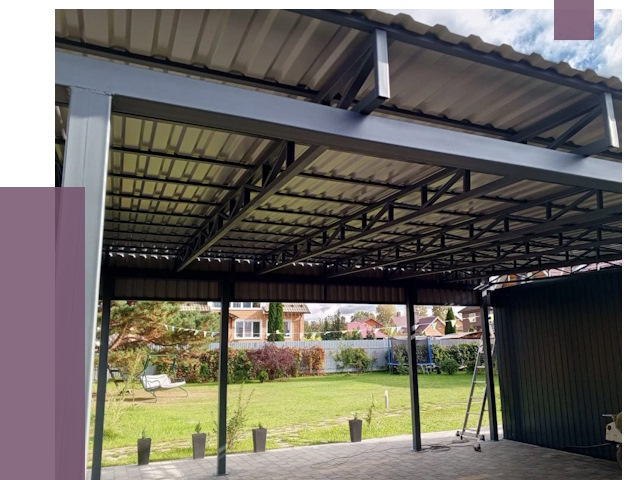 Монтаж навесов в Сальске от 7321 руб. — установка навеса | ПРОЛЁТ-Слс