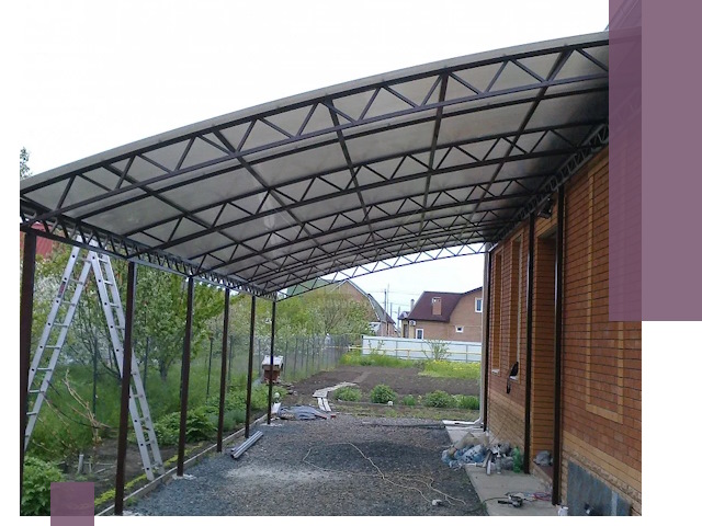 Профессиональный монтаж навесов под ключ в Сальске