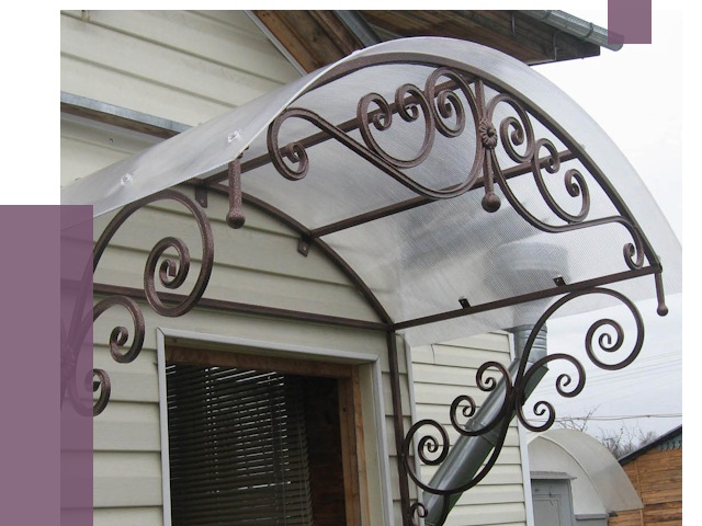 Изготовление козырьков в Сальске от 7321 руб. — заказать | ПРОЛЁТ-Слс