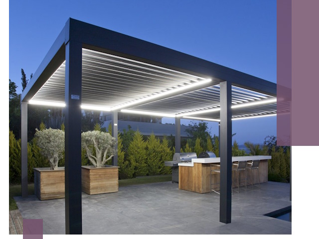 Навесы отдельно стоящие под ключ в Сальске из металла и поликарбоната