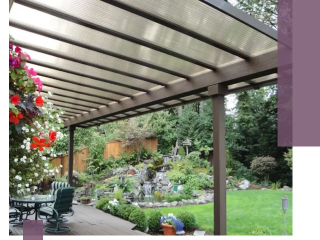 Навесы из поликарбоната под ключ в Сальске быстро и надёжно