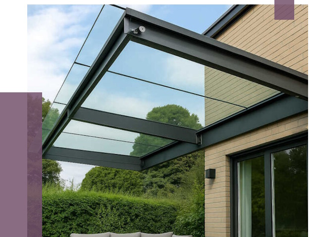 Стеклянные навесы и козырьки в Сальске от 12202 руб.