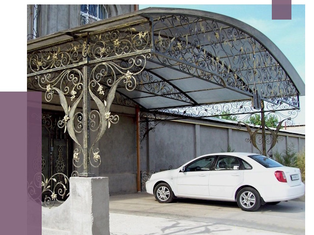 Кованые навесы в Сальске от 14489 руб. | ПРОЛЁТ-Слс