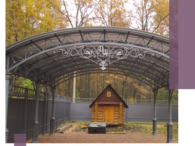 Кованые навесы премиум-класса под заказ в Сальске