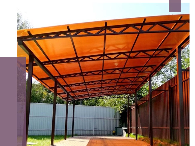 Односкатные навесы под ключ в Сальске от 13066 руб. 