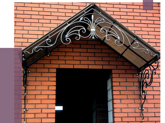 Металлические козырьки в Сальске от 10626 руб. 