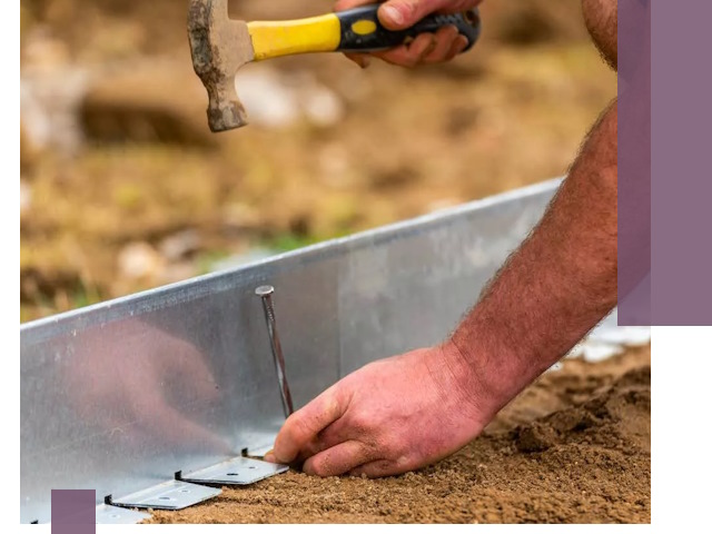 Монтаж металлических бордюров в Сальске быстро и качественно