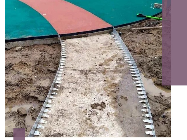 Металлические бордюры для дорожек в Сальске — монтаж и изготовление