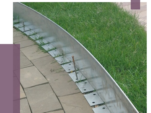 Металлические бордюры для тротуаров в Сальске от 8643 руб.