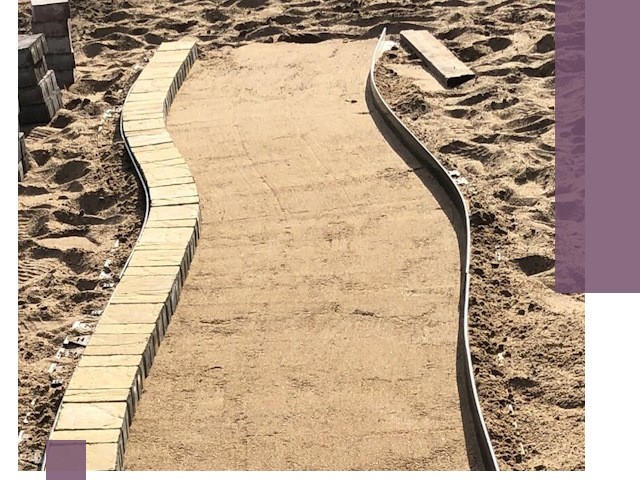 Металлические бордюры для тротуаров в Сальске — прочные и долговечные