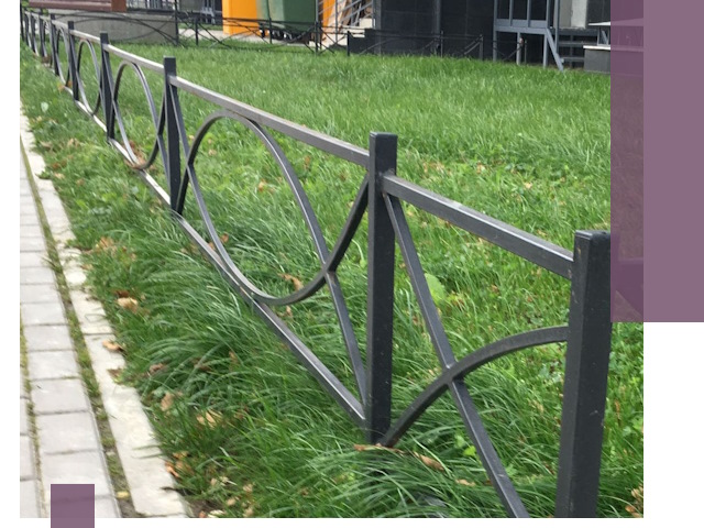 Газонные ограждения из металла в Сальске — монтаж и продажа