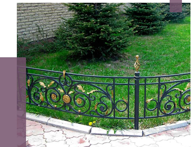 Кованые газонные ограждения в Сальске от 7575 руб. — ПРОЛЁТ-Слс