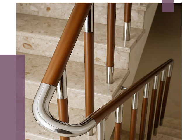 Монтаж поручней в Сальске от 9660 руб. монтаж под ключ | ПРОЛЁТ-Слс