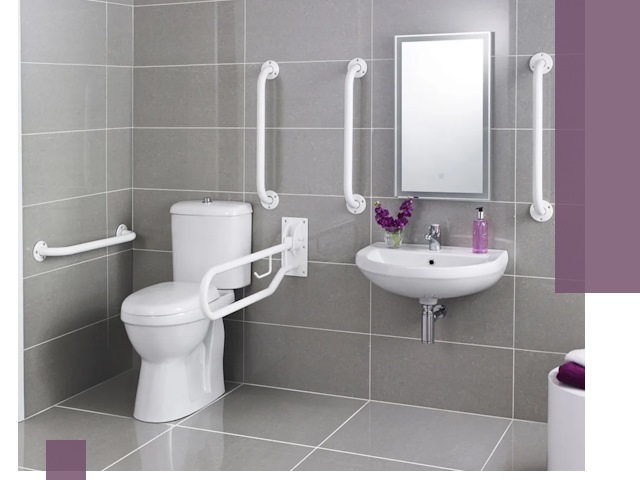 Поручни для санузлов в Сальске: установка, ремонт и монтаж